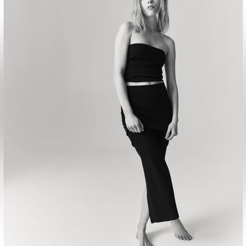 H&M Ribbed Pencil Skirt - Picture 3 of 6